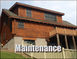  Center, Kentucky Log Home Maintenance