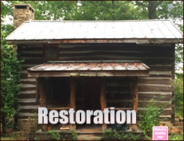 Historic Log Cabin Restoration  Center, Kentucky